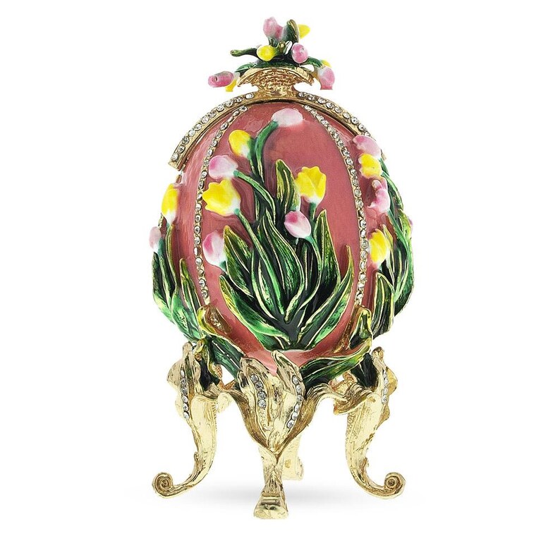 1898 Lilies of the Valley Royal Russian Egg in Pink Etsy