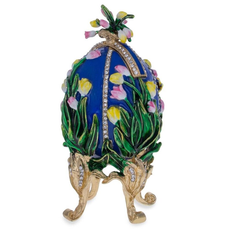 1898 Lilies of the Valley Royal Egg 4.75 Etsy