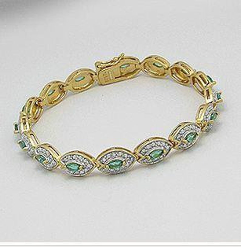 Vermeil Collection Sterling Silver Bracelet 7 Inches