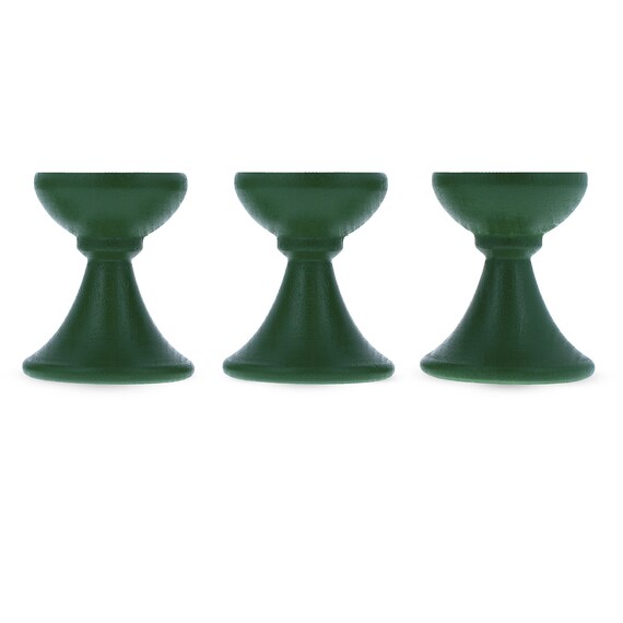 BestPysanky Classic Wooden Egg Cup Holder Display Stand 2.15 Inches