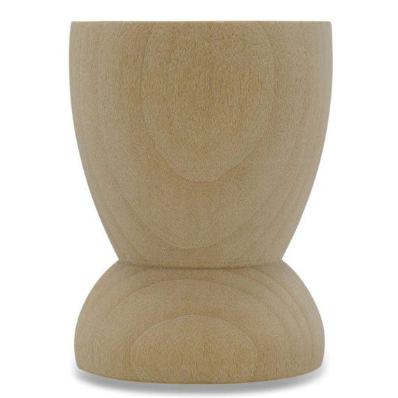 BestPysanky Classic Wooden Egg Cup Holder Display Stand 2.15 Inches