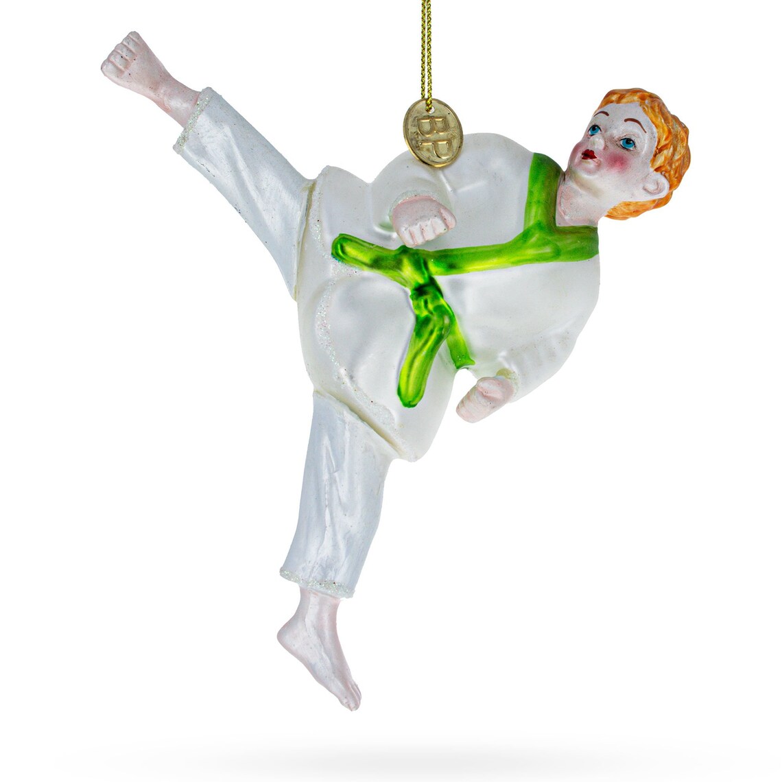 Martial Arts Judo Glass Christmas Ornament Etsy