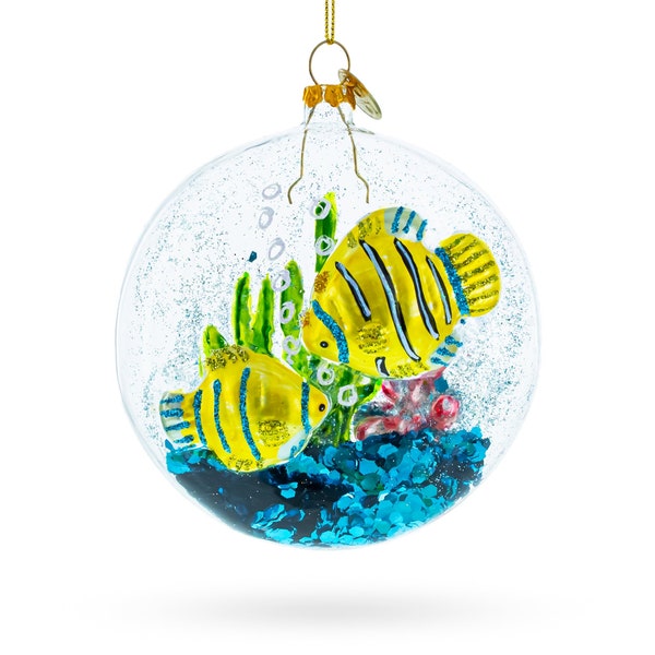 Aquarium Floating Blown Glass Bubble Micro Fish Tank Landscape Ornament