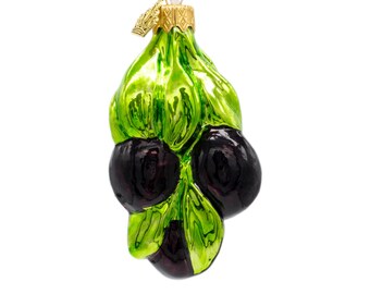 Black Olives Glass Christmas Ornament