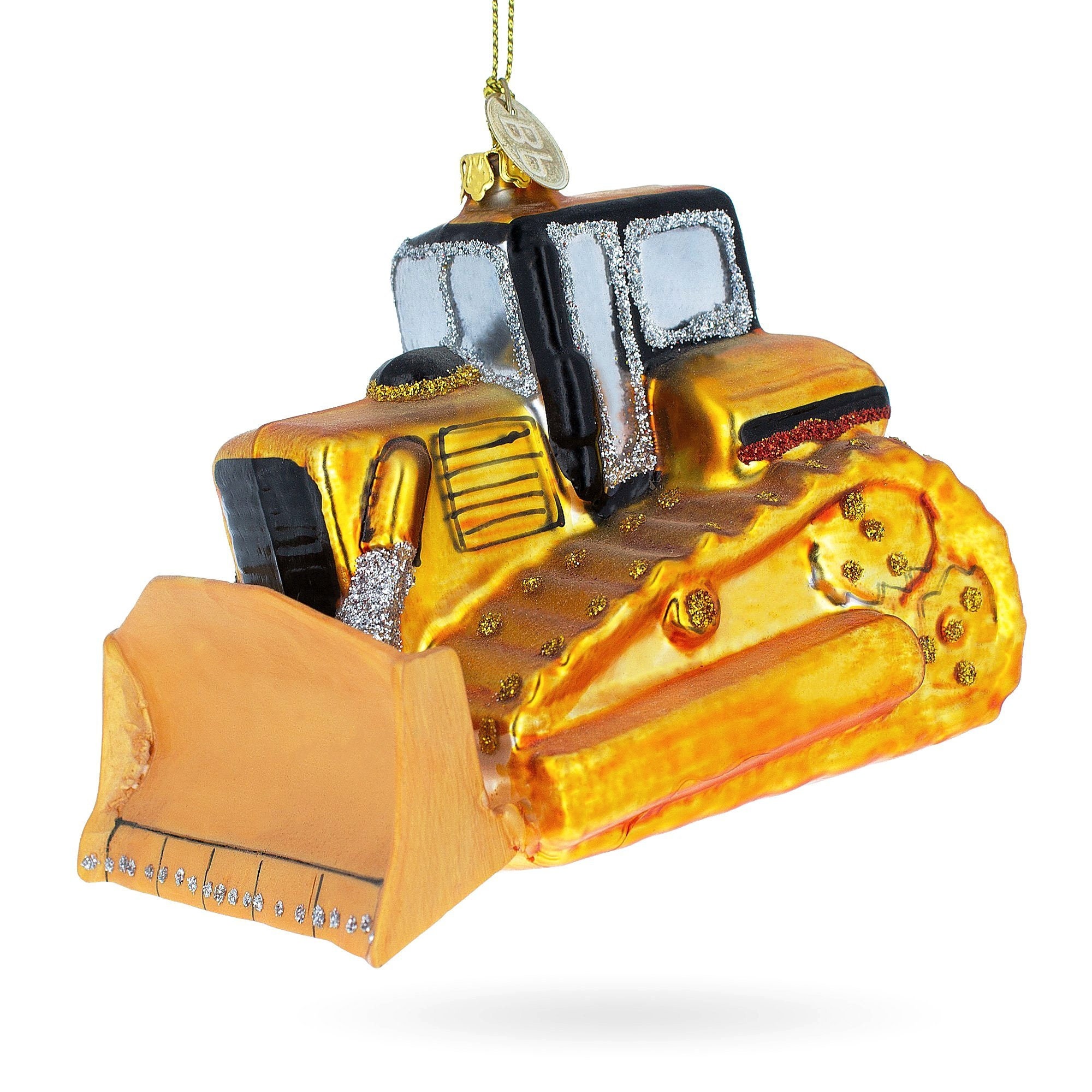 Bulldozer Christmas Ornament 