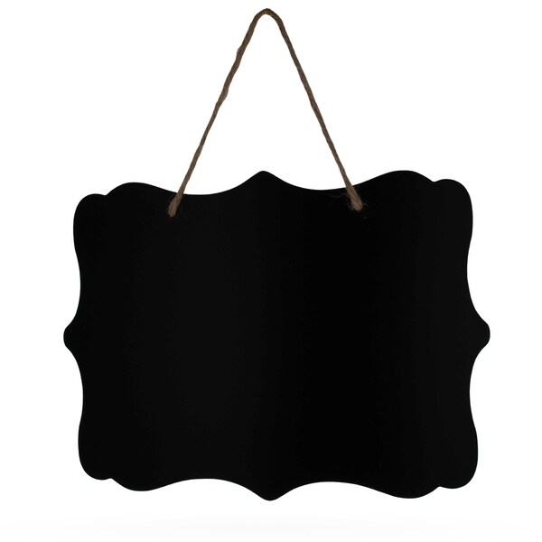 Blackboard, Erasable Hanging Chalkboard- Sign Display Board 10 Inch Wide