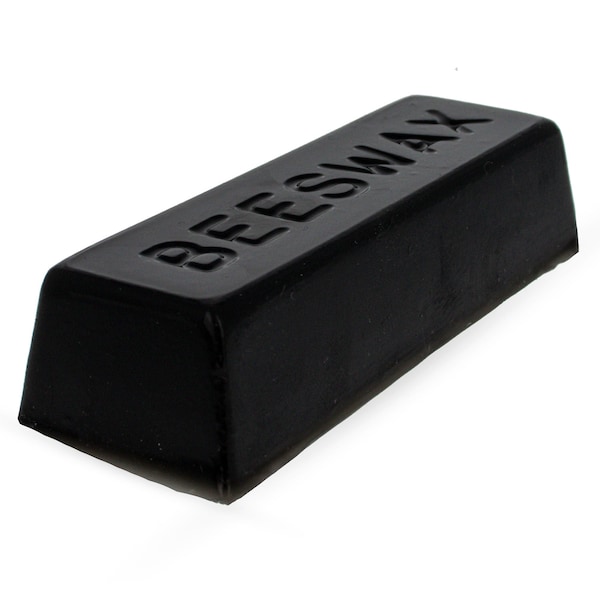 Black Triple Filtered Rectangle Beeswax Bar 1 oz