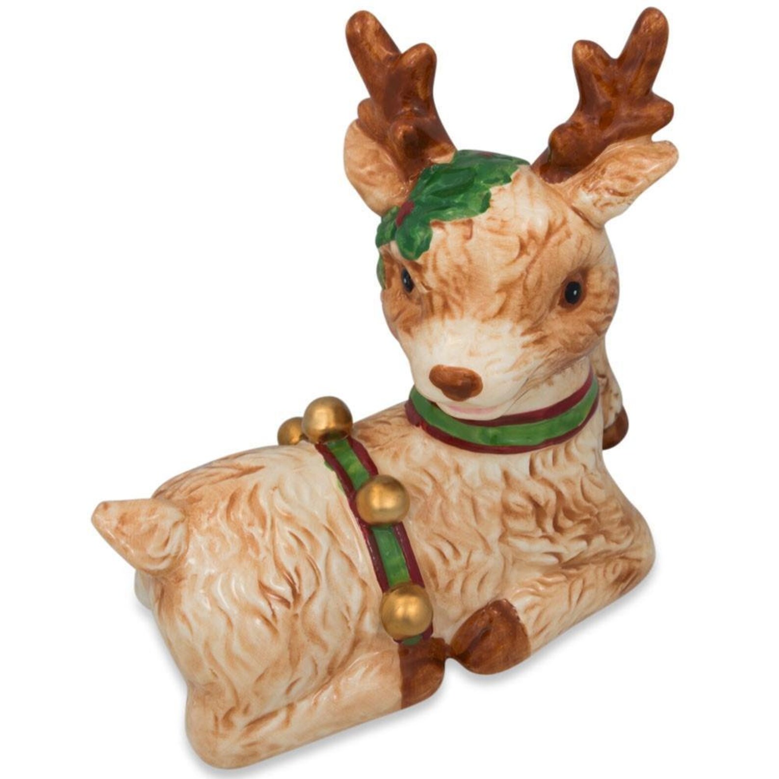 6 Set of 2 Ceramic Reindeer Figurines Etsy