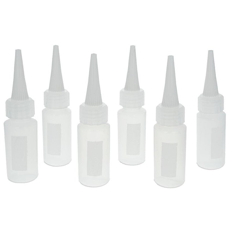 Bestpysanky Set of 6 Plastic Needle Tip Applicator Bottles 1 Etsy