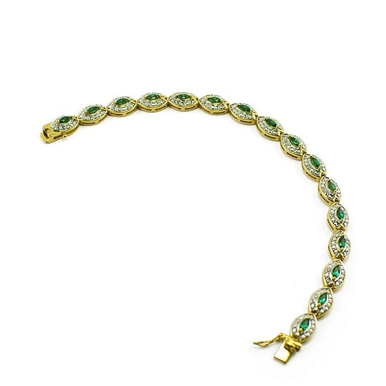 Vermeil Collection Sterling Silver Bracelet 7 Inches