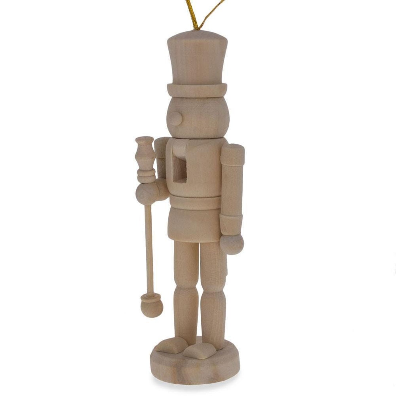 Unfinished Wooden Nutcracker With Paint and Fur Craft Kit 5 Etsy