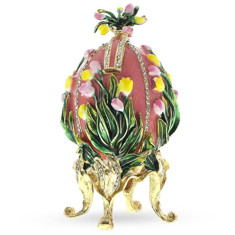 1898 Lilies of the Valley Royal Russian Egg in Pink Etsy