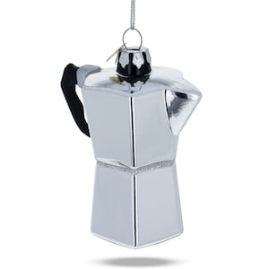 960ml Glass Coffee Pot With Scale Stainless Steel Filter Handmade
