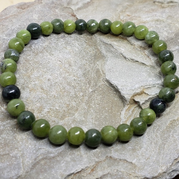 Jade Bracelet, Natural Taiwan Jade, Tranquility Bracelet, Healing Bracelet, For Men or Women, Unisex, Vineyard Jewelry