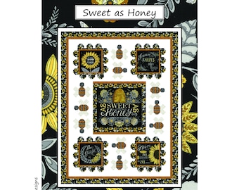 Sweet as Honey Digital PDF Quilt Pattern by Coach House Designs