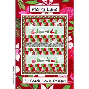 Merry Lane Digital PDF Quilt Pattern by Coach House Designs