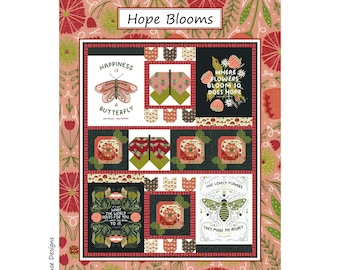 Hope Blooms PDF Quilt Pattern by Coach House Designs - MEADOWMERE by Gingiber