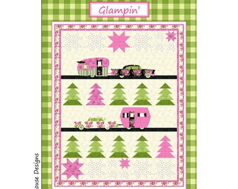 Glampin' Digital PDF Quilt Pattern by Coach House Designs