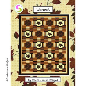 Warmth Digital PDF Quilt Pattern by Coach House Designs