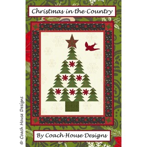 Christmas in the Country Digital PDF Quilt Pattern by Coach House Designs