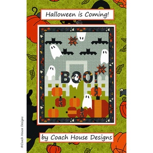 Halloween is Coming! Digital PDF Quilt Pattern by Coach House Designs