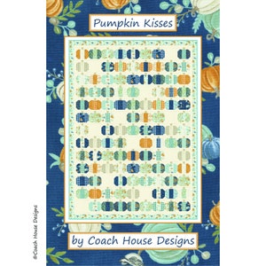 Modello per trapunta digitale &quot;Baci di zucca&quot; in PDF di Coach House Designs