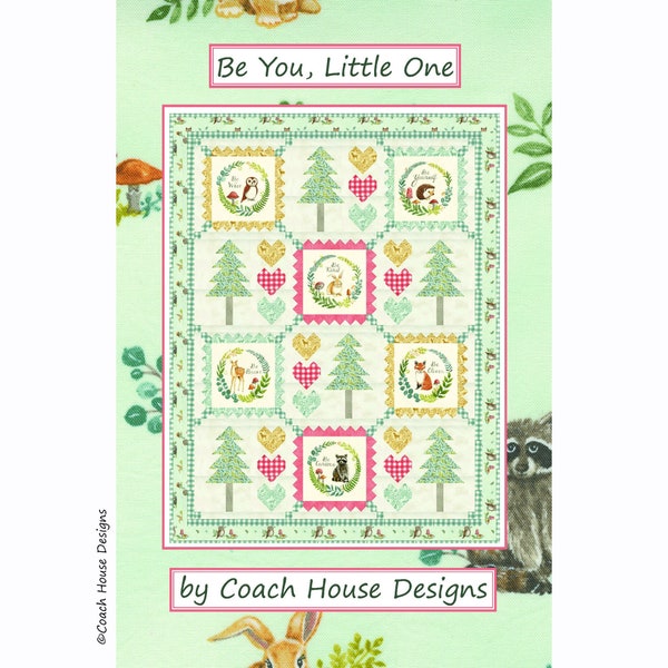 Be You, Little One Digital PDF Quilt Pattern by Coach House Designs ** Baby Quilt Pattern