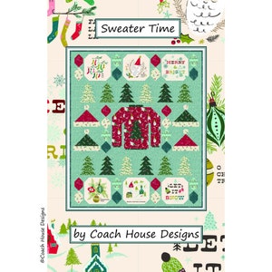 Sweater Time Digital PDF Quilt Pattern by Coach House Designs