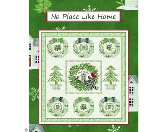 No Place Like Home Digita PDF Quilt Pattern by Coach House Designs ** DEB STRAIN Fabric