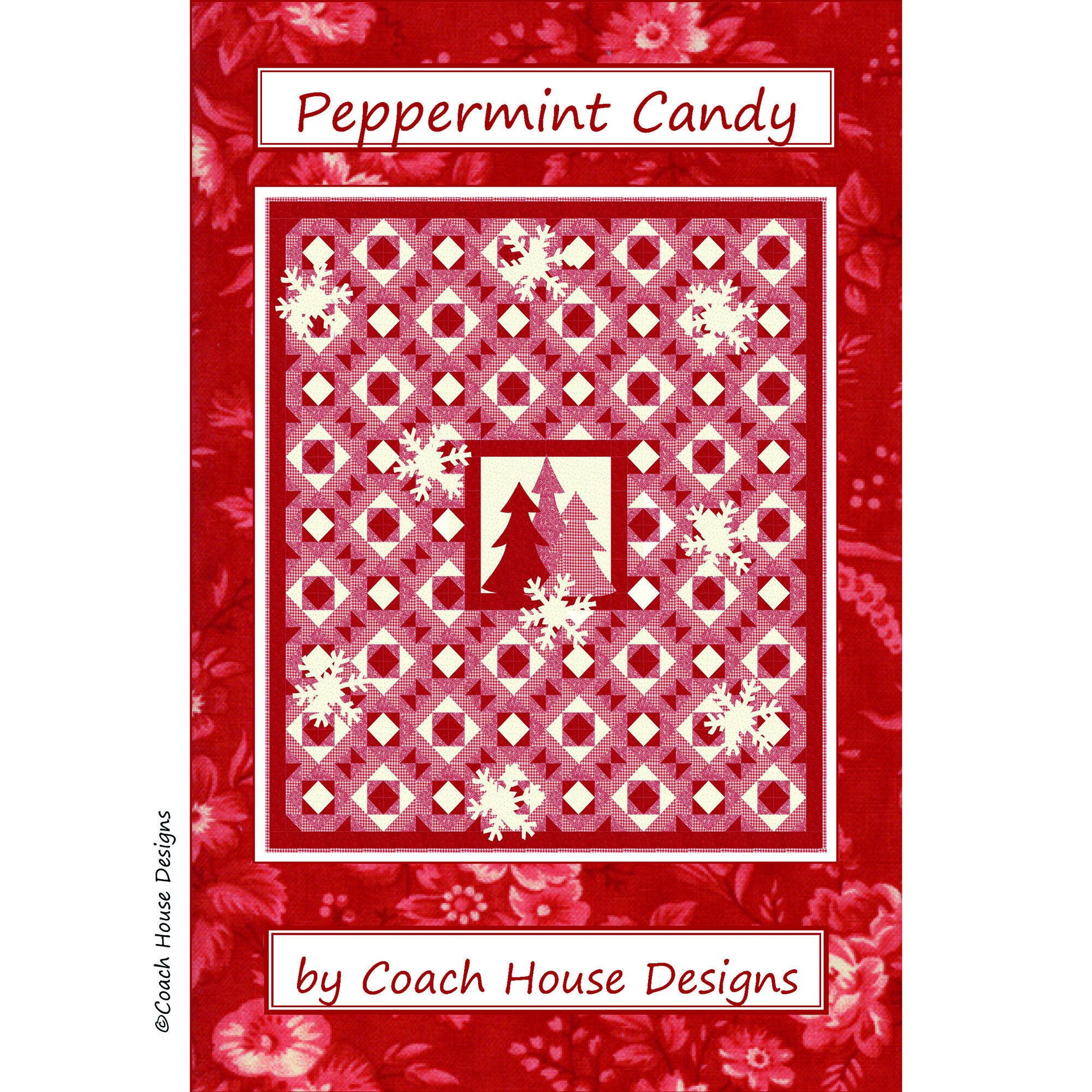 Peppermint Candy Digital PDF Quilt Pattern by Coach House Designs Etsy