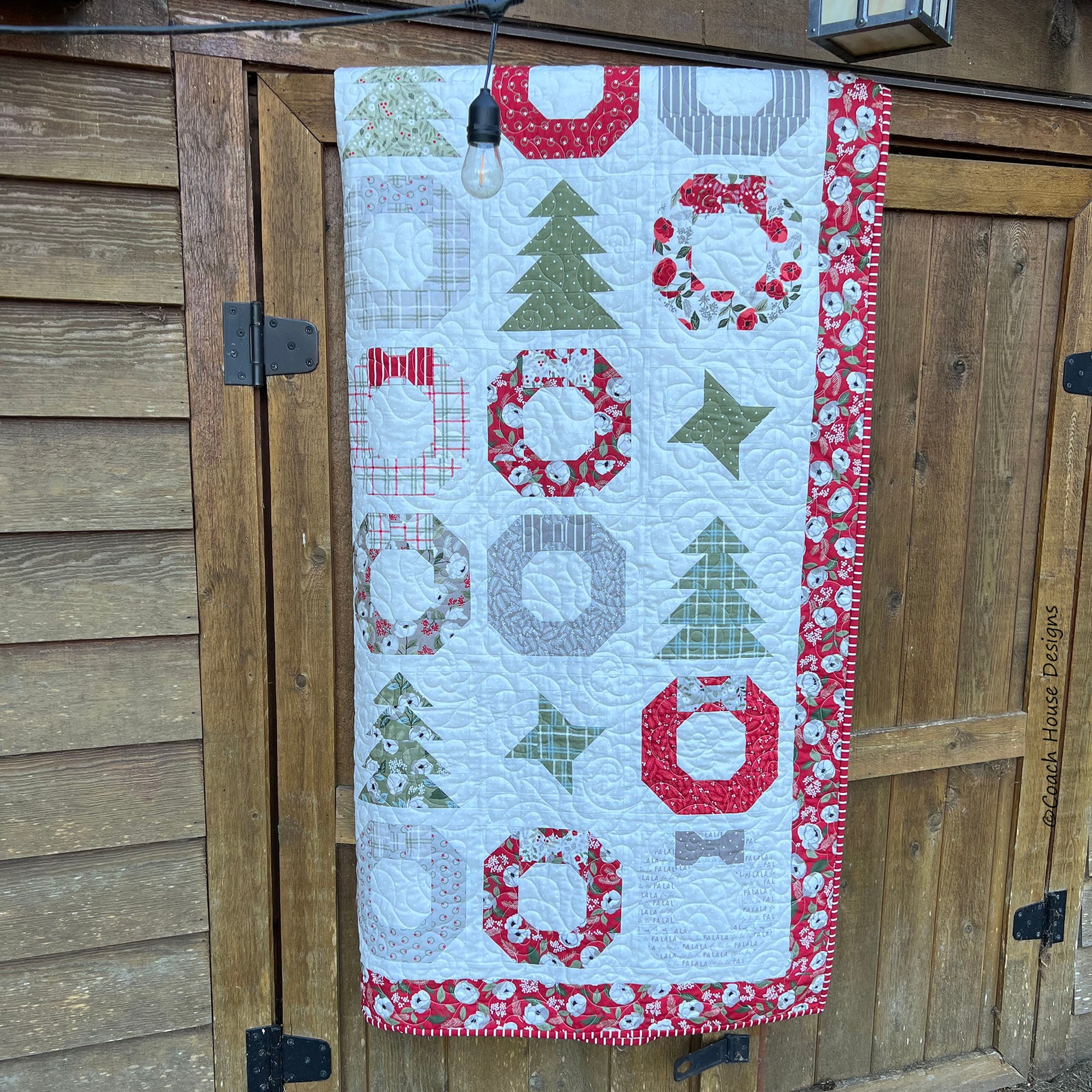 Christmas Cheer Digital PDF Quilt Pattern by Coach House Designs - Etsy