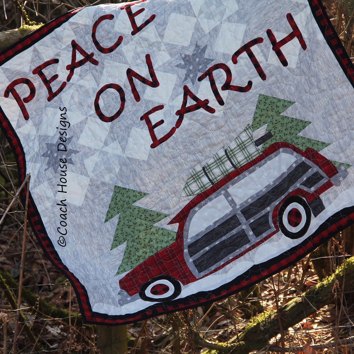 Peace on Earth Digital PDF Quilt Pattern by Coach House Designs Etsy