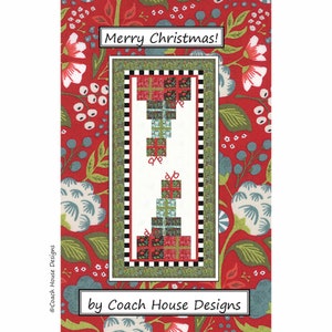 Merry Christmas! Digital PDF Quilt Pattern by Coach House Designs