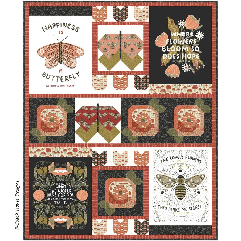 Hope Blooms PDF Quilt Pattern by Coach House Designs MEADOWMERE by