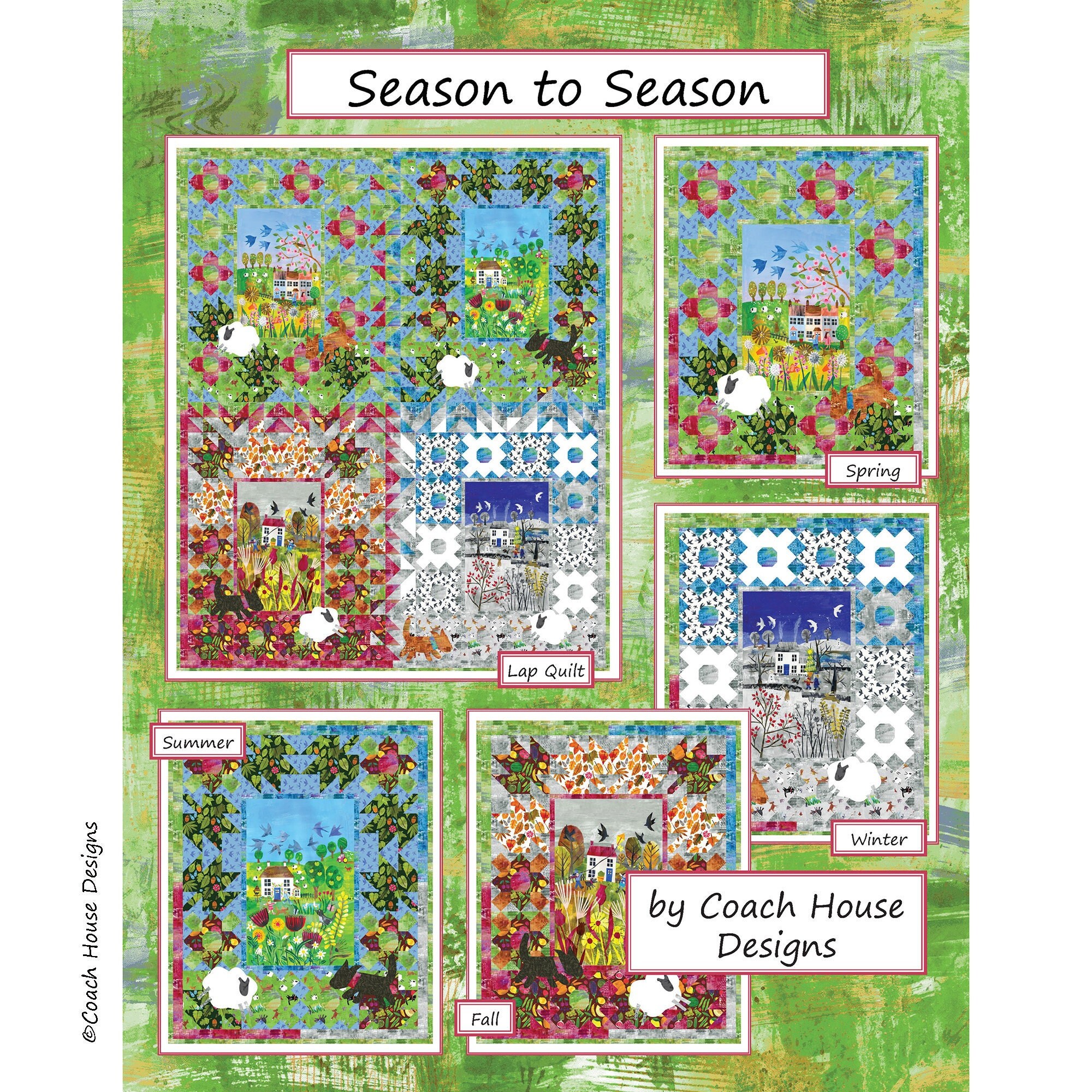 Season to Season Digital PDF Quilt Pattern by Coach House Designs - Etsy