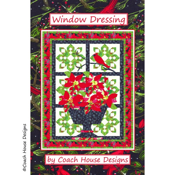 Window Dressing Digital PDF Quilt Pattern by Coach House Designs