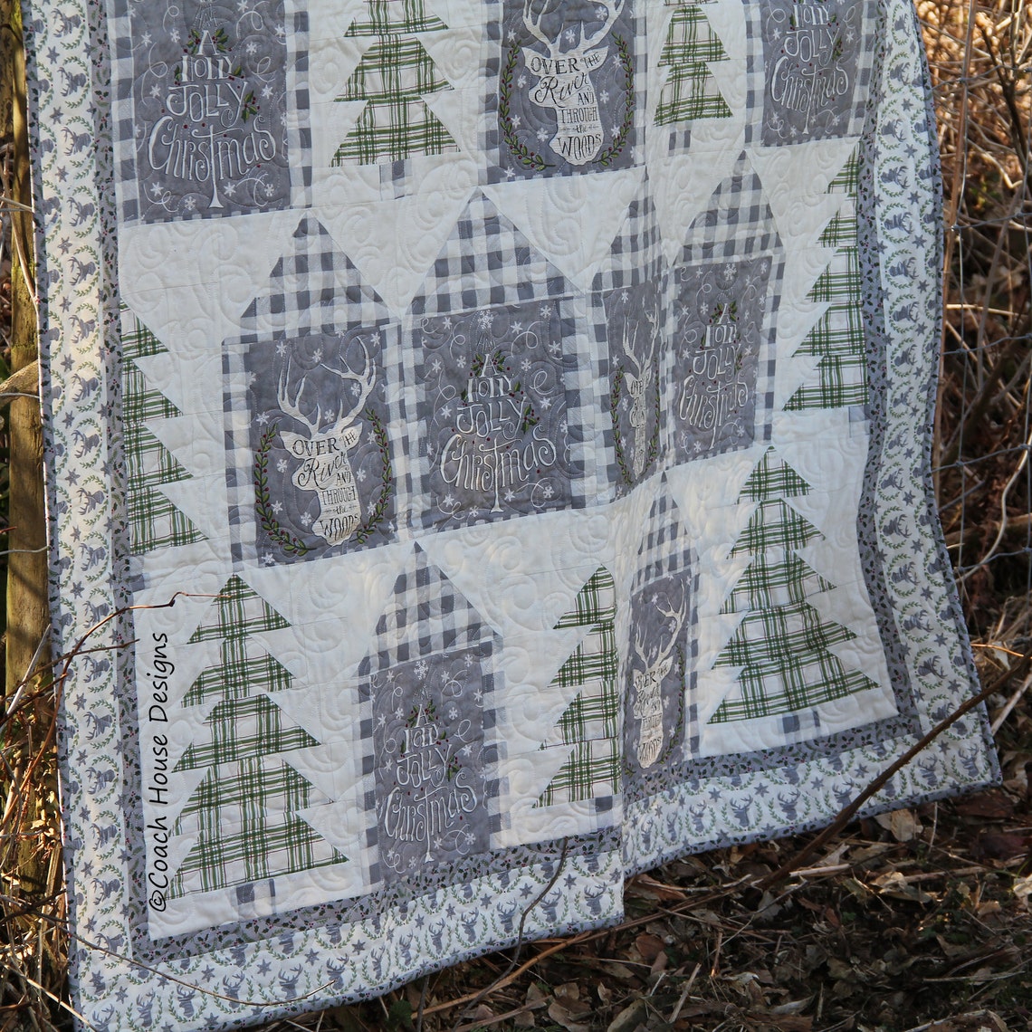 Into the Woods Digital PDF Quilt Pattern by Coach House Designs Etsy