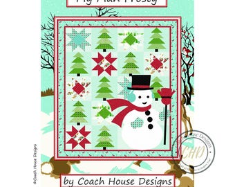 Snowman Christmas Quilt Pattern: My Man Frosty, Coach House Designs (Downloadable PDF