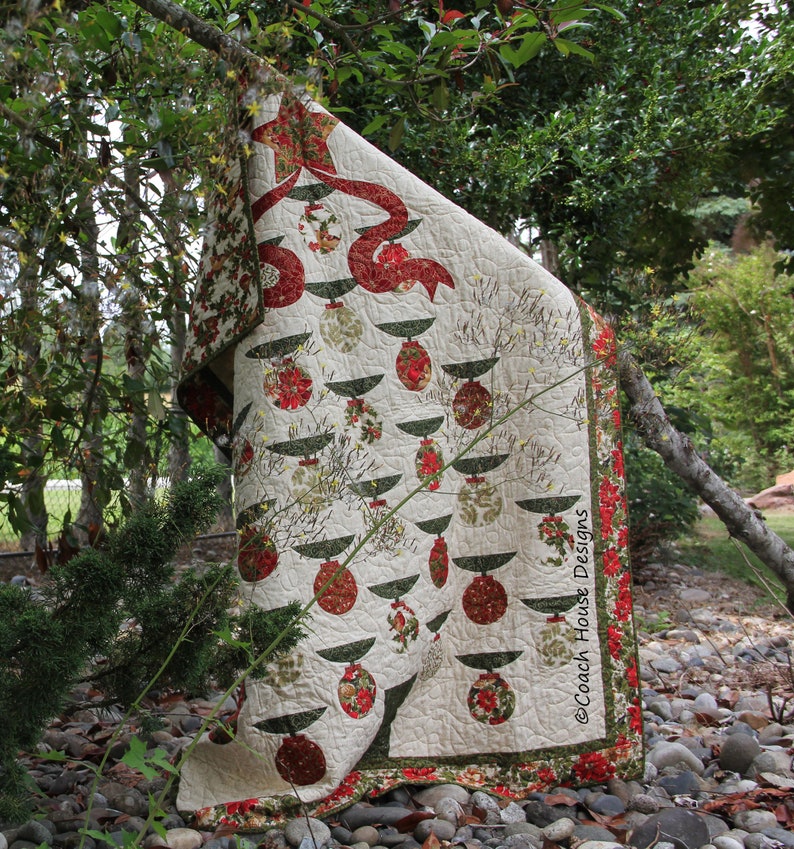 O Christmas Tree Digital PDF Quilt Pattern by Coach House Designs - Etsy