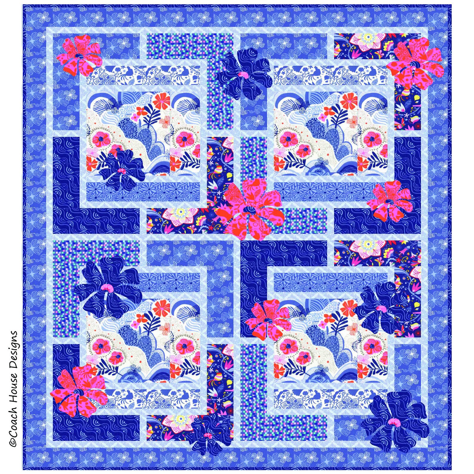 Dreamin' Digital PDF Quilt Pattern by Coach House Designs Etsy
