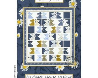 Bunny Kiss Downloadable PDF Quilt Pattern by Coach House Designs