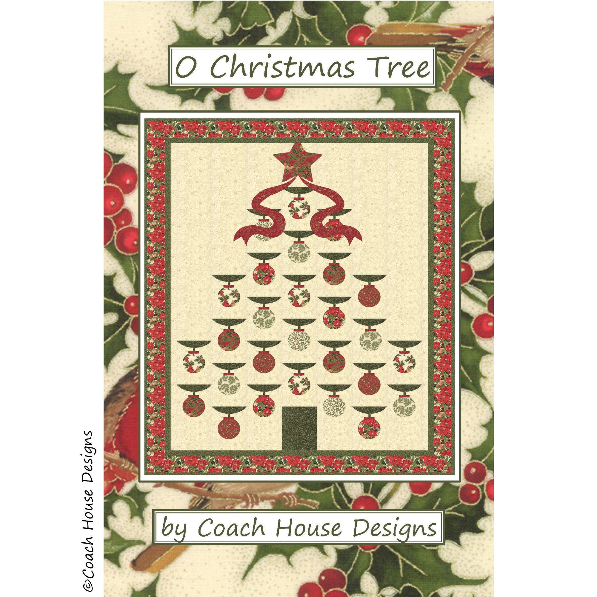 O Christmas Tree Digital PDF Quilt Pattern by Coach House Designs - Etsy