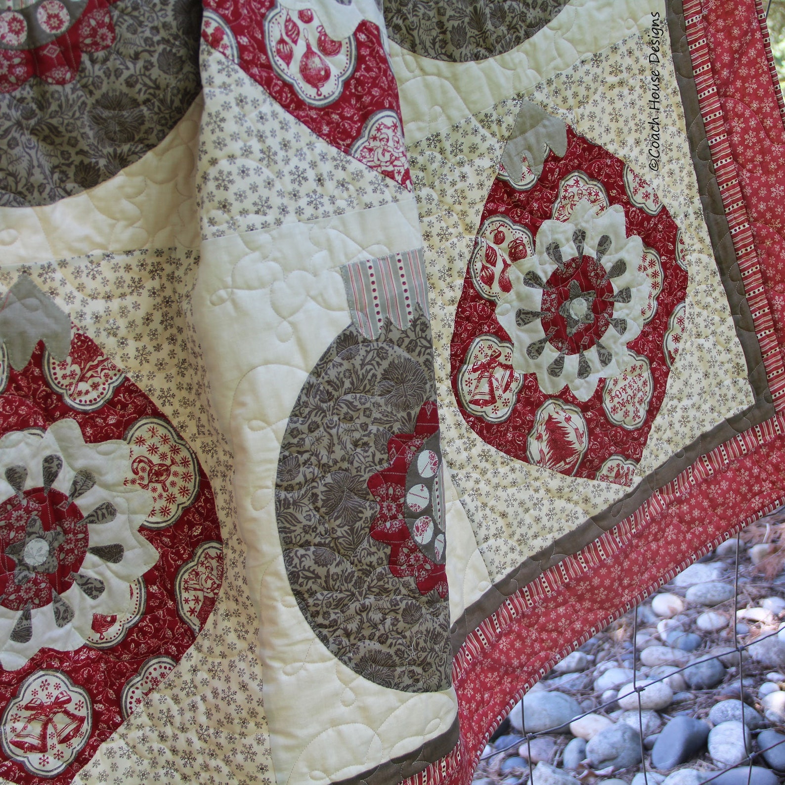 Ornaments Digital PDF Quilt Pattern by Coach House Designs Etsy.de