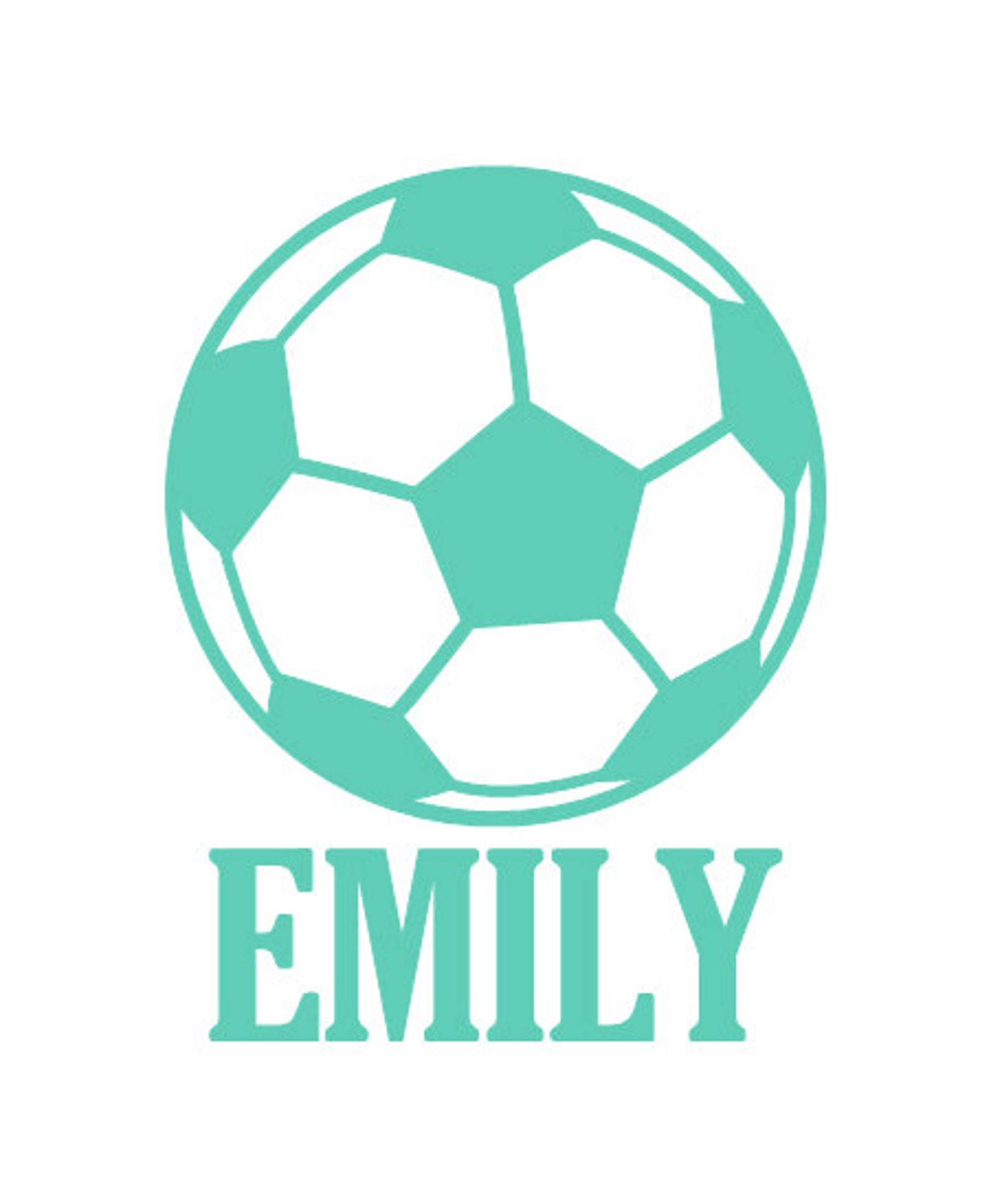 Soccer Car Decal Soccer Mom Gifts Sports Decal Soccer Coach Etsy