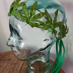 Weed Crown, Pot Leaf Headband, Cannabis Tiara, 420 Headband, Pot Leaf Crown, Weed Tiara, 420 Tiara, Marijuana Crown, Weed Leaf Crown Tiara image 8