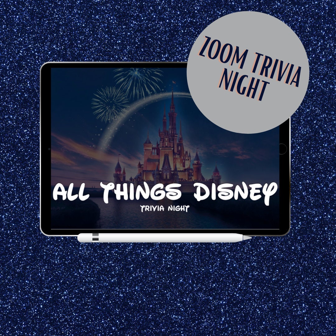 All Things Disneytrivia Game Zoom Trivia Night Virtual Trivia