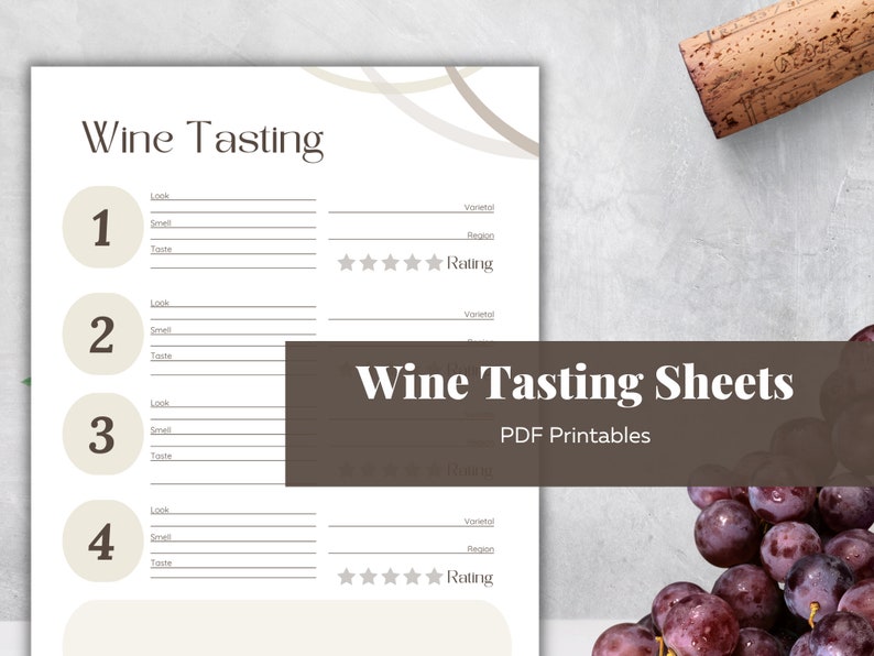 Printable Wine Tasting Sheets Wine - Il 794xN.4136245344 Bv2j 
