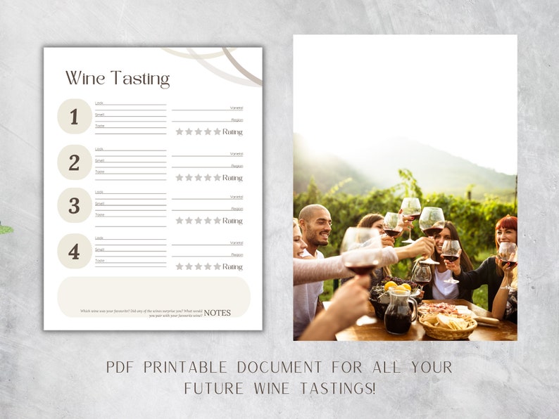 Printable Wine Tasting Sheets Wine Tasting Party Rating Appearance
