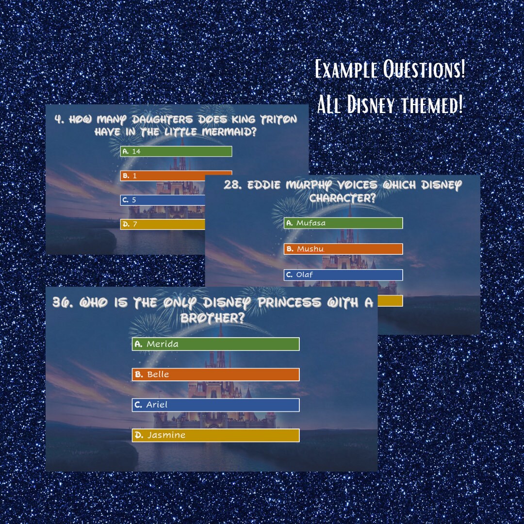 All Things Disneytrivia Game Zoom Trivia Night Virtual Trivia