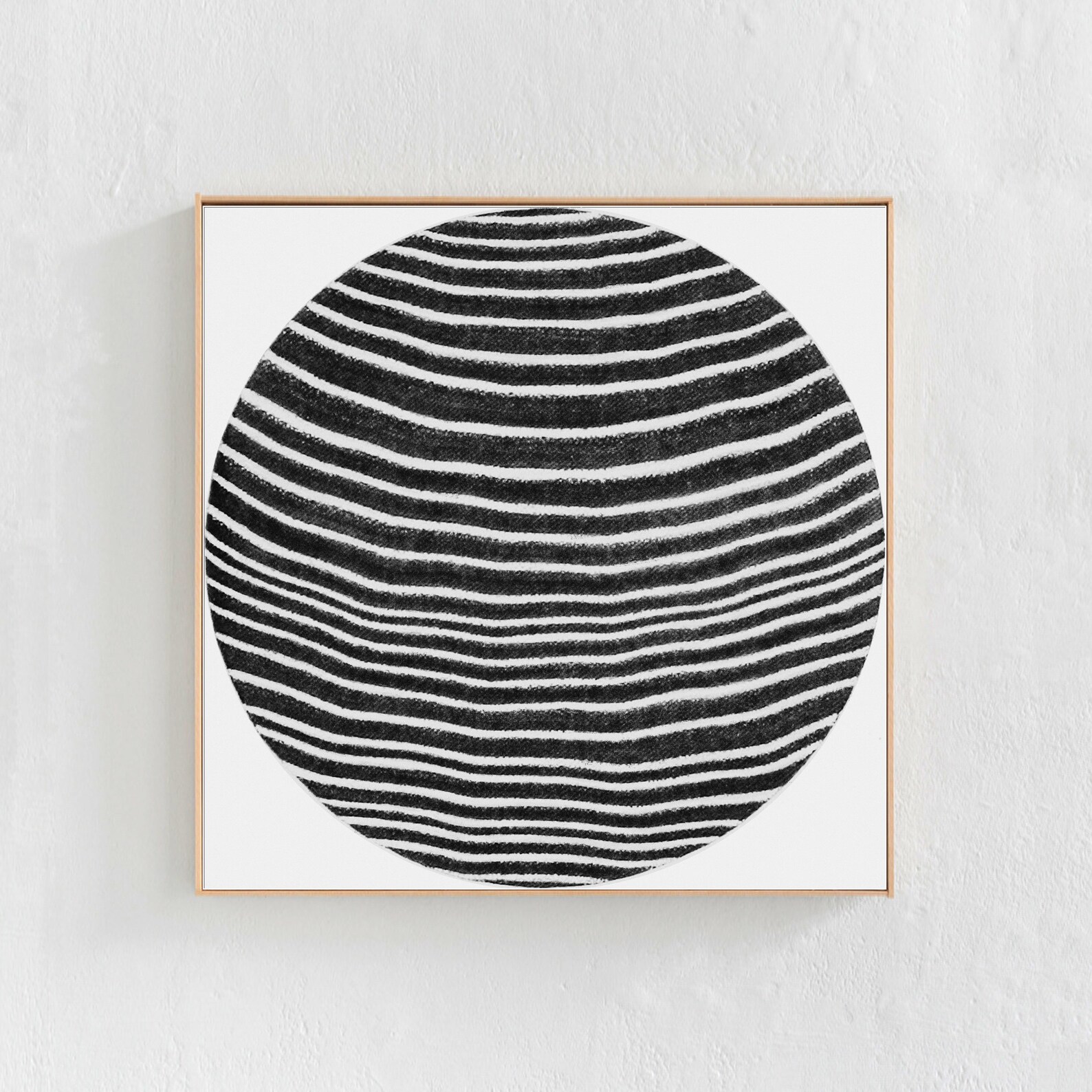 Abstract Circle Print Abstract Art Print Square Print Black Etsy UK